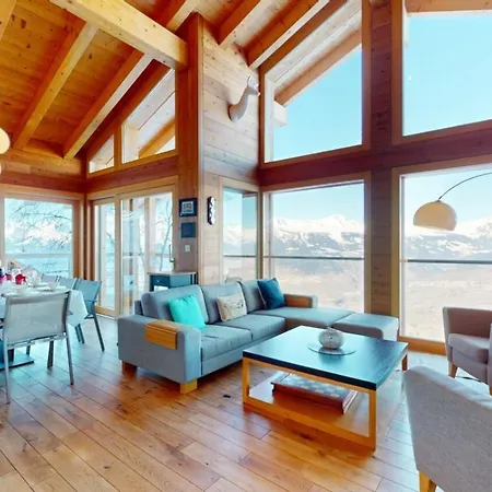 Miroslaw - Sauna & Cosy Chalet 6 Pers Hotel Veysonnaz
